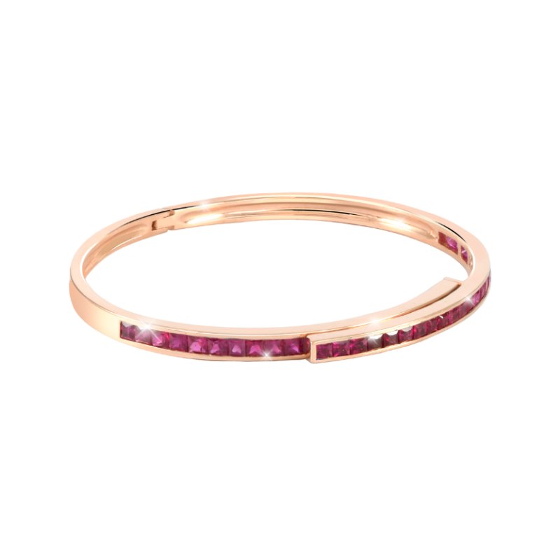 Rebel Ruby Gradient Bangle